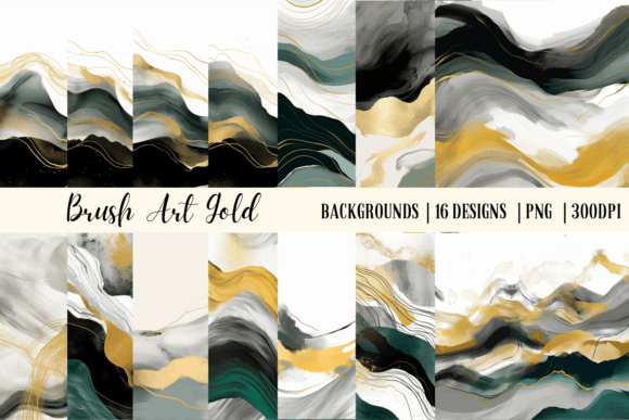 Download Brush Art Gold Background - Gold background Collection