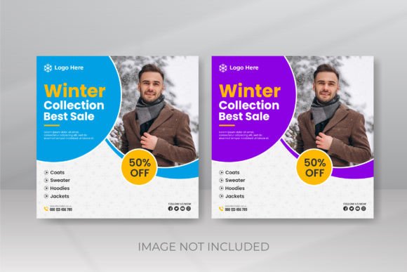 Download Winter Template Design for Big Sale - Winter template Collection
