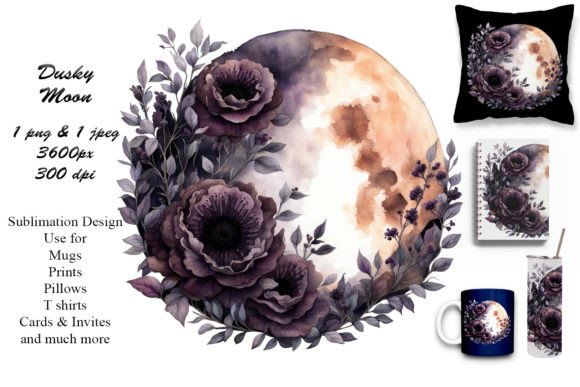 Download Night Garden Full Moon Sublimation - Premium Bundle