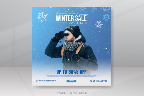Download Winter Template Design for Big Sale - Winter template Collection