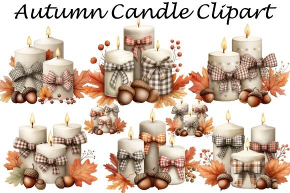 Download Autumn Candle Clipart - Candle clipart Collection